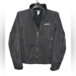 Patagonia Hard Shell Black Zip Up Jacket Women’s Small